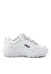 Fila Sneakersy Strada Low Wmn 1010560.1FG Biały. Kolor: biały. Materiał: skóra #1