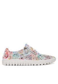 Sneakersy Rieker. Kolor: biały