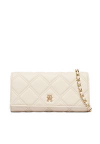 TOMMY HILFIGER - Tommy Hilfiger Torebka Th Feminine Wallet On Chain AW0AW18795 Kremowy. Kolor: kremowy. Materiał: skórzane #1
