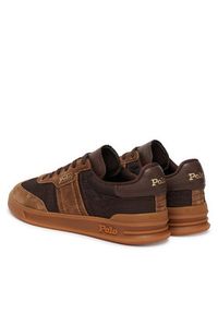 Polo Ralph Lauren Sneakersy 804P04919001 Brązowy. Kolor: brązowy. Materiał: zamsz, skóra #2