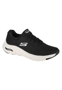 skechers - Buty sportowe Sneakersy damskie, Skechers Arch Fit-Big Appeal. Kolor: czarny, biały, wielokolorowy. Model: Skechers Sport. Sport: turystyka piesza