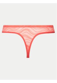 Calvin Klein Underwear Komplet 3 par stringów 000QD5216E Kolorowy. Materiał: syntetyk. Wzór: kolorowy