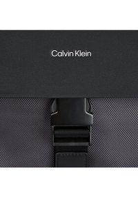 Calvin Klein Plecak Ck Elevated Flap Bp K50K511752 Szary. Kolor: szary. Materiał: materiał #3