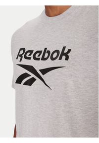 Reebok T-Shirt RK25141CCM Szary Regular Fit. Kolor: szary. Materiał: bawełna