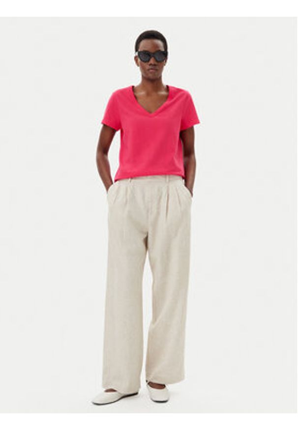 GAP - Gap T-Shirt 723631-05 Różowy Regular Fit. Kolor: różowy. Materiał: bawełna