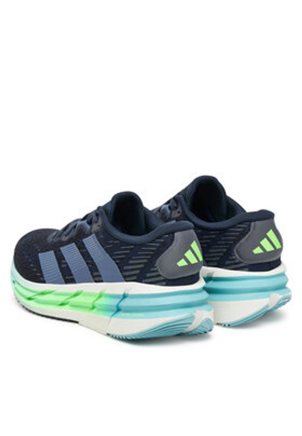 Adidas - adidas Buty do biegania adistar 4 JR0310 Granatowy. Kolor: niebieski. Materiał: materiał