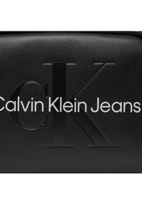 Calvin Klein Jeans Torebka Sculpted Camera Bag18 Mono K60K612220 Czarny. Kolor: czarny. Materiał: skórzane #3