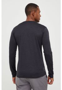 Salewa longsleeve sportowy kolor czarny melanżowy. Kolor: czarny. Materiał: materiał. Długość rękawa: długi rękaw. Wzór: melanż. Styl: sportowy #2
