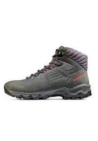 Buty trekkingowe męskie Mammut Mercury Iv Mid Gtx. Wysokość cholewki: za kostkę. Kolor: wielokolorowy, szary, pomarańczowy. Materiał: skóra. Szerokość cholewki: normalna. Sport: turystyka piesza #1