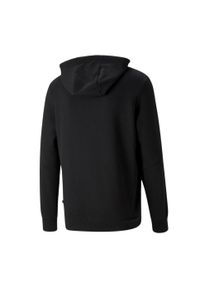 Puma - Męska Bluza Z Kapturem Essential Tape Full Zip. Typ kołnierza: kaptur. Kolor: czarny
