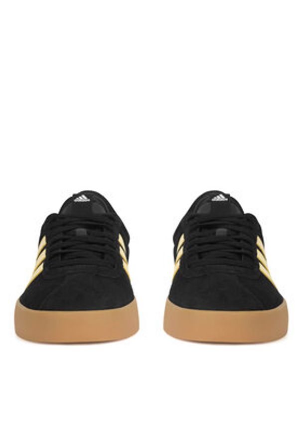 Adidas - adidas Sneakersy VL COURT 3.0 JI1948 Czarny. Kolor: czarny. Materiał: skóra