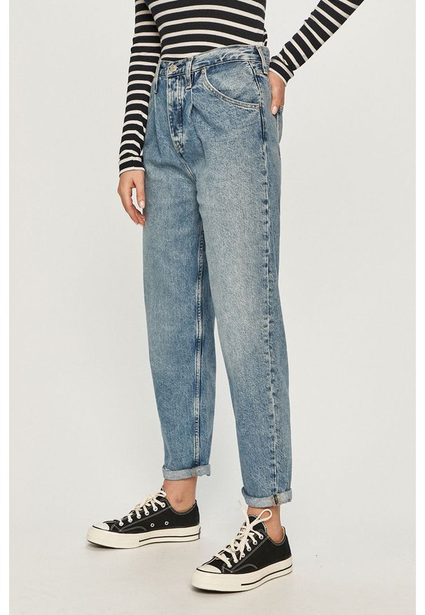 Calvin Klein Jeans - Jeansy. Kolor: niebieski