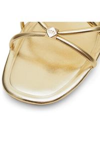 Nine West Sandały 123AL1737 Złoty. Kolor: złoty. Materiał: skóra