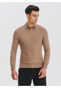 Pako Lorente - PAKO LORENTE - Sweter polo z kaszmirem. Okazja: na co dzień. Typ kołnierza: polo. Materiał: kaszmir. Sezon: jesień. Styl: casual #4