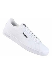 Buty do chodzenia męskie Reebok Court Clean. Kolor: biały. Materiał: syntetyk, materiał. Szerokość cholewki: normalna. Sport: turystyka piesza #2