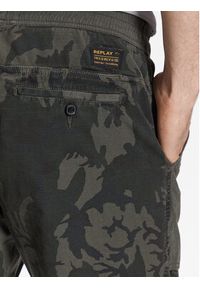 Replay Spodnie materiałowe M9933.000.73908 Khaki Regular Fit. Kolor: brązowy. Materiał: bawełna #3