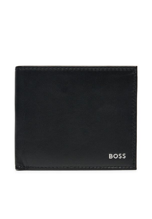 BOSS - Boss Duży Portfel Męski 50519259 Czarny. Kolor: czarny. Materiał: skóra