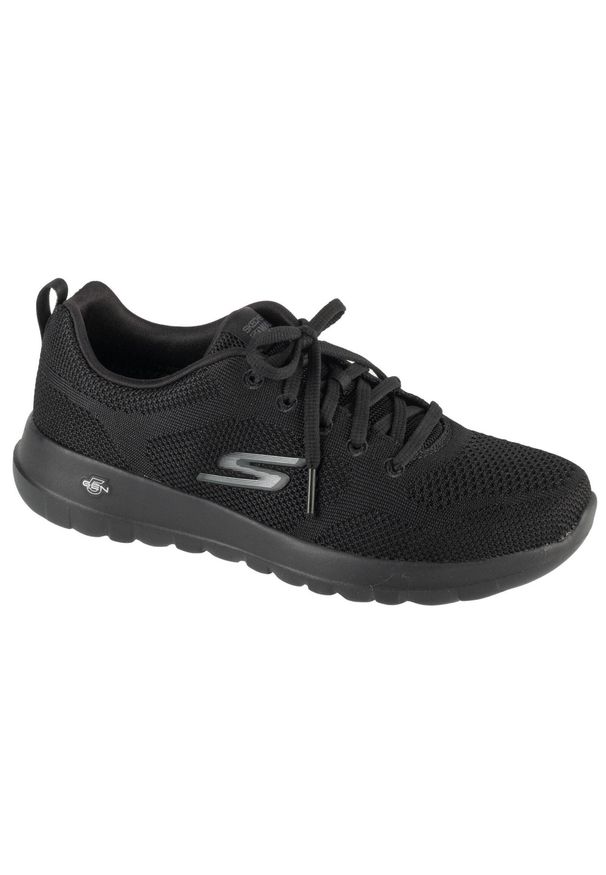 skechers - Buty sportowe Sneakersy damskie, Go Walk Joy - Violet. Kolor: czarny, fioletowy, wielokolorowy. Model: Skechers Sport. Sport: turystyka piesza