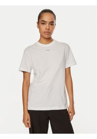 Calvin Klein T-Shirt Nano Logo K20K207519 Biały Regular Fit. Kolor: biały. Materiał: bawełna #1