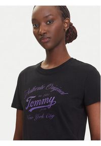 Tommy Jeans T-Shirt Essential DW0DW21404 Czarny Regular Fit. Kolor: czarny. Materiał: bawełna #3