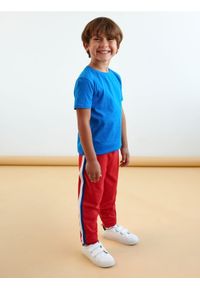 Sinsay - Spodnie dresowe jogger - czerwony. Kolor: czerwony. Materiał: dresówka #1