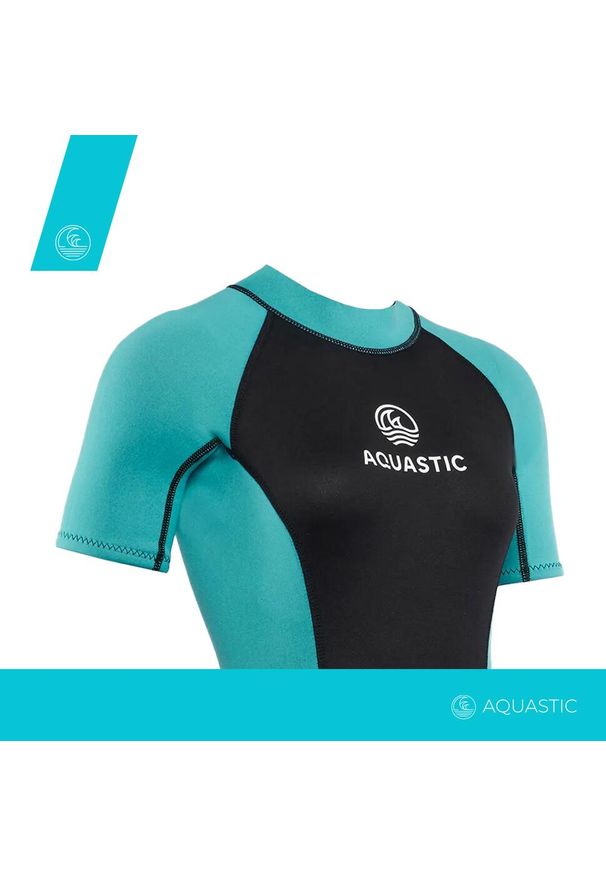 Pianka do pływania damska AQUASTIC Wavey WMNS 2 mm. Kolor: czarny
