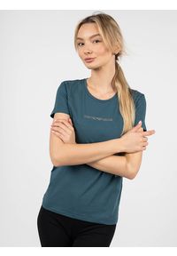 Emporio Armani T-shirt | 163139 2F223 20731 | Kobieta | Niebieski, Zielony. Kolor: niebieski, wielokolorowy, zielony. Materiał: bawełna, elastan #2