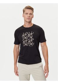 JOOP! Jeans T-Shirt 15 JJJ-08Anup 30047002 Czarny Modern Fit. Kolor: czarny. Materiał: bawełna
