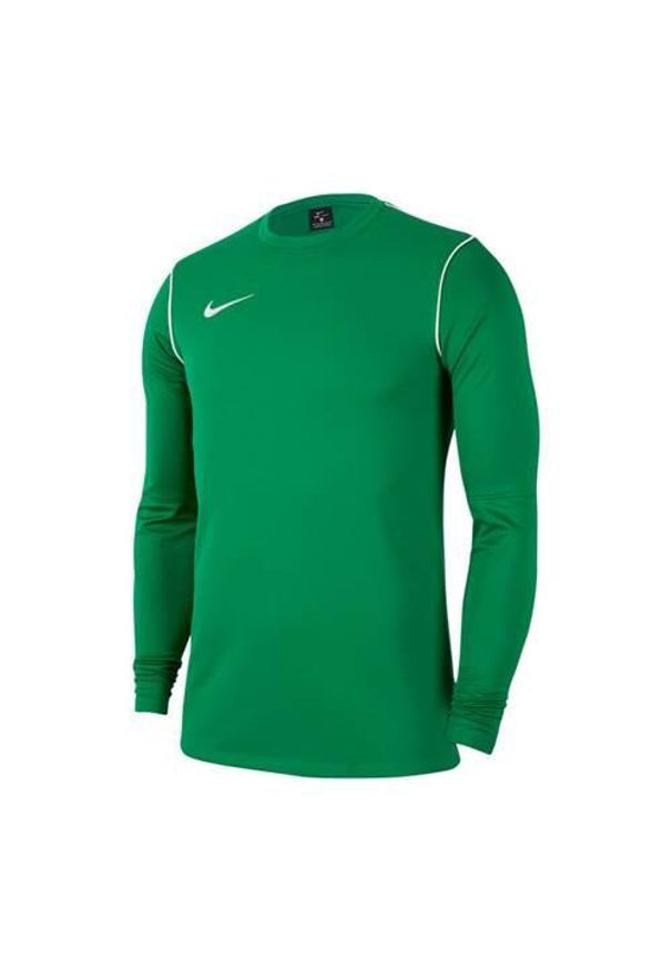 Bluza treningowa chłopięca Nike JR Park 20 Crew. Kolor: zielony, biały, wielokolorowy. Materiał: poliester. Sport: piłka nożna