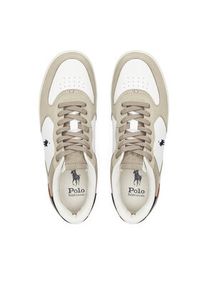 Polo Ralph Lauren Sneakersy 809955690004 Beżowy. Kolor: beżowy. Materiał: zamsz, skóra