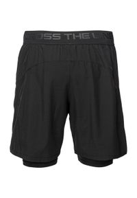IQ - Shorty Męskie Logo Welby. Kolor: czarny. Sport: turystyka piesza