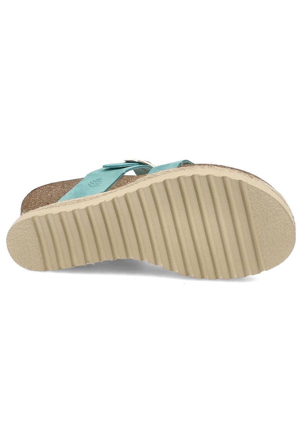 Niebieskie Klapki Yokono Wygodne Japonki Na Lato. Okazja: na co dzień. Zapięcie: bez zapięcia, pasek. Kolor: niebieski. Szerokość cholewki: normalna. Wzór: paski. Materiał: skóra, materiał, nubuk. Sezon: lato. Obcas: na koturnie. Styl: elegancki, boho, casual, klasyczny, wakacyjny