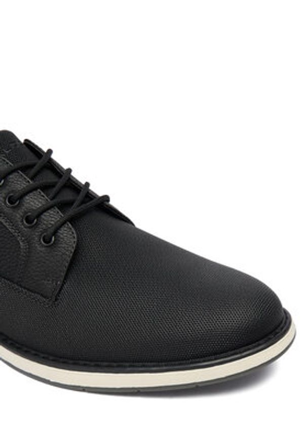 Aldo Półbuty Luca 13386639 Czarny. Kolor: czarny. Materiał: skóra