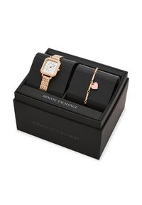 Armani Exchange Zegarek AX7164SET Różowy. Kolor: różowy #1