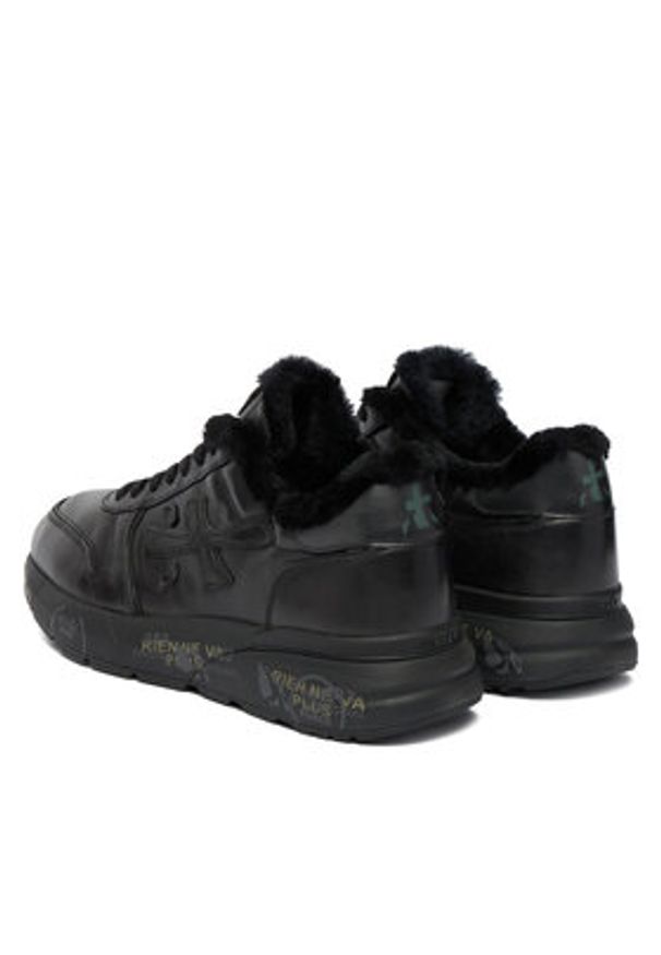 Premiata Sneakersy Mick Var 1453Nm Czarny. Kolor: czarny. Materiał: skóra