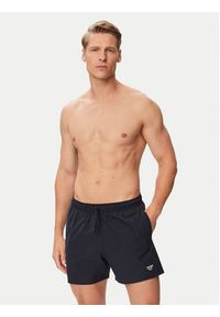Emporio Armani Szorty kąpielowe EM000583 AF20424 UB102 Granatowy Regular Fit. Kolor: niebieski. Materiał: syntetyk #2
