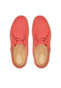 Clarks Klapki Torhill Mule 26181194 Koralowy. Kolor: pomarańczowy. Materiał: skóra