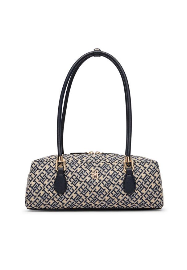 TOMMY HILFIGER - Tommy Hilfiger Torebka Th Grace Shoulder Bag Jacquard AW0AW18752 Niebieski. Kolor: niebieski