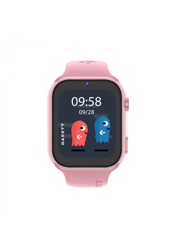 GARETT - Garett Kids Twin 2 4G różowy. Rodzaj zegarka: smartwatch. Kolor: różowy