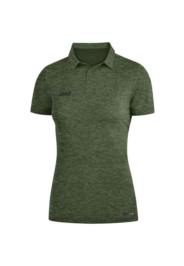 Polo Jako Premium Basics. Typ kołnierza: polo. Kolor: zielony. Sport: piłka nożna