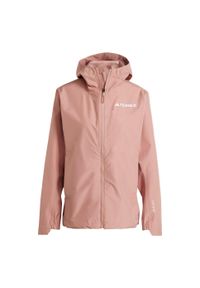 Adidas - Kurtka Terrex Multi 2.5L Rain.Rdy. Kolor: różowy. Materiał: materiał. Sport: turystyka piesza