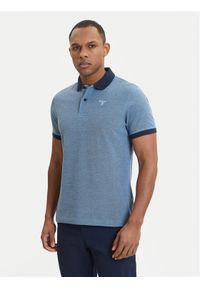 Barbour Polo Essential MML0628NY91 Niebieski Regular Fit. Typ kołnierza: polo. Kolor: niebieski. Materiał: bawełna #1