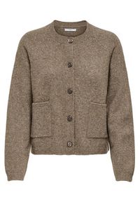 only - ONLY Kardigan Piemonte 15344118 Beżowy Regular Fit. Kolor: beżowy. Materiał: syntetyk #6