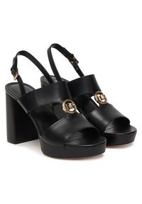 MICHAEL Michael Kors Sandały Erin Platform 40S6ERHS1L Czarny. Kolor: czarny. Materiał: skóra. Obcas: na platformie #5