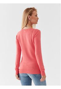 Guess Sweter Diane W3YR46 Z2NQ2 Różowy Regular Fit. Kolor: różowy. Materiał: wiskoza #3
