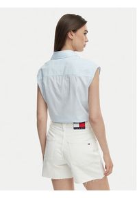 Tommy Jeans Koszula DW0DW22212 Niebieski jasny Regular Fit. Kolor: niebieski. Materiał: bawełna #2