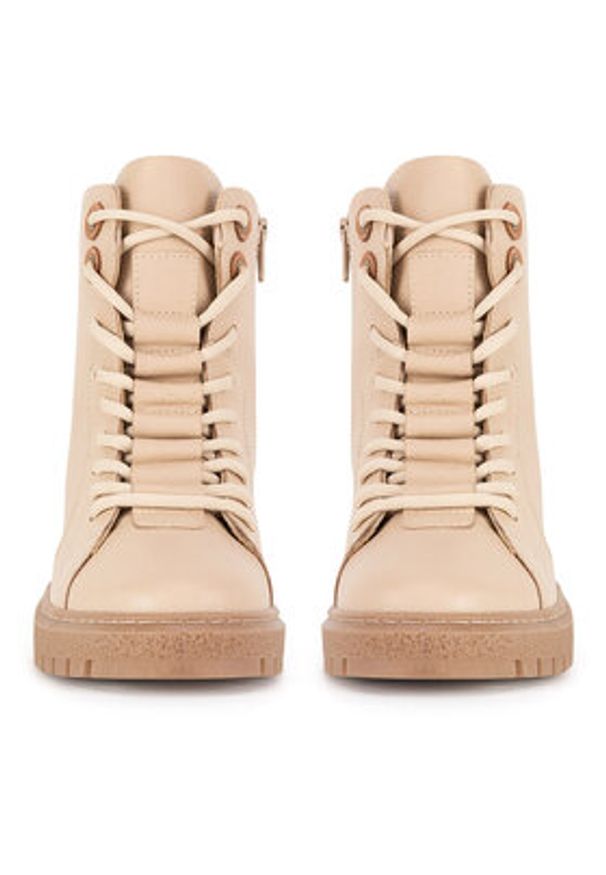 Go Soft Trzewiki WI32-FATIMA-01 Beżowy. Kolor: beżowy. Materiał: skóra