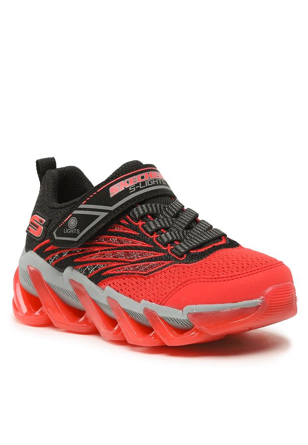 skechers - Sneakersy Skechers Nezco 400132L/BKRD Black/Red. Kolor: czerwony. Materiał: materiał