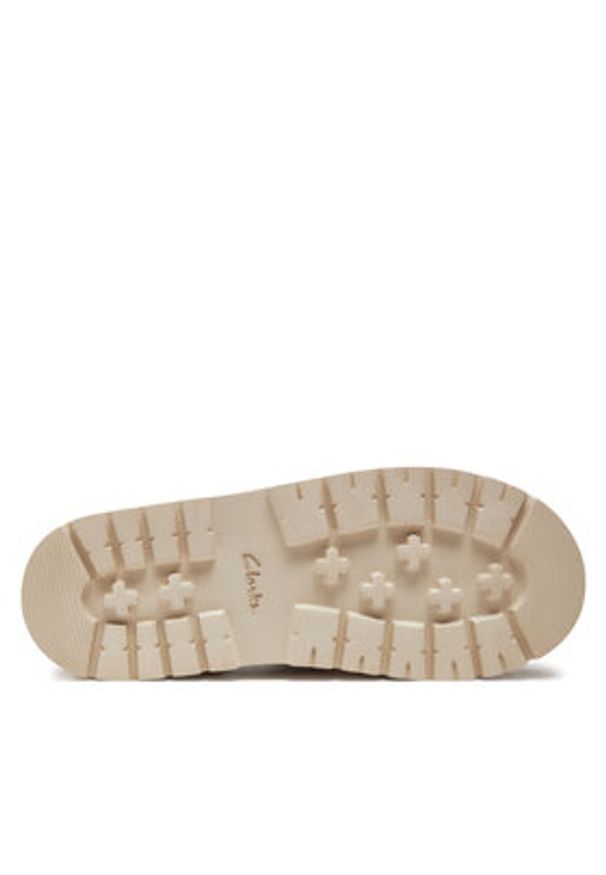 Clarks Sandały Orianna Twist 26176318 Biały. Kolor: biały. Materiał: skóra
