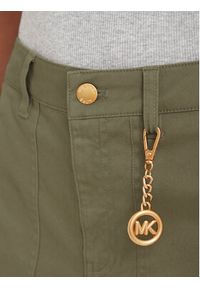 MICHAEL Michael Kors Spodnie cargo MT631013X6 Beżowy ciemny Wide Leg. Kolor: beżowy. Materiał: bawełna #3